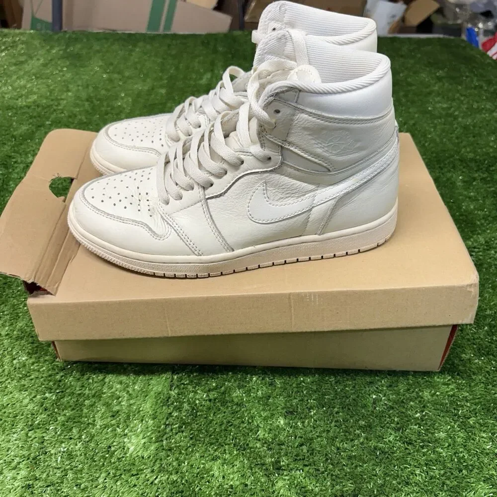 Air Jordan 1 Retro OG High Sail Mens Size 7.5 Sneakers High Tops 555088-114